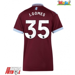 Aston Villa Joao Gomes #35 Primera Equipación Mujer 2026-27 Manga Corta